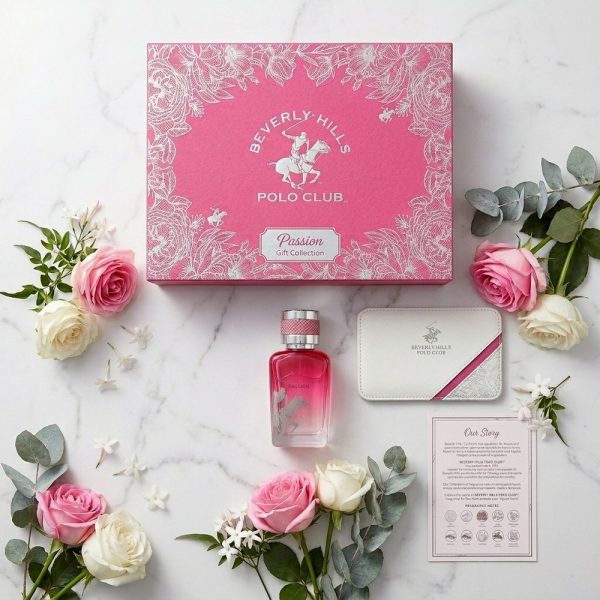 Passion Gift Set Pour Femme EDP 100ml + Leather Wallet